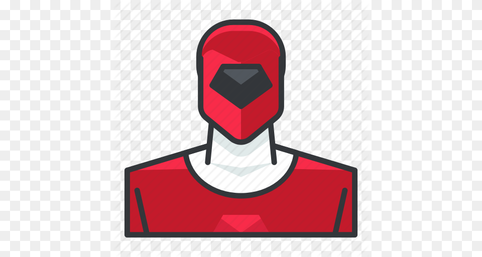 Avatar Power Profile Ranger Red User Icon, Body Part, Face, Head, Neck Free Transparent Png