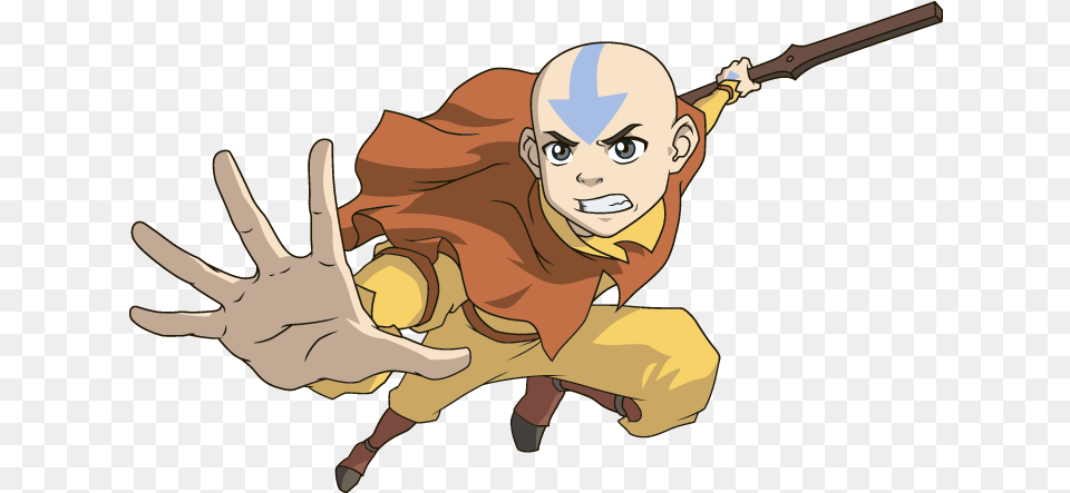 Avatar The Last Airbender 2006 Promotional Art Mobygames Avatar Aang, Baby, Person, Face, Head Free Png Download