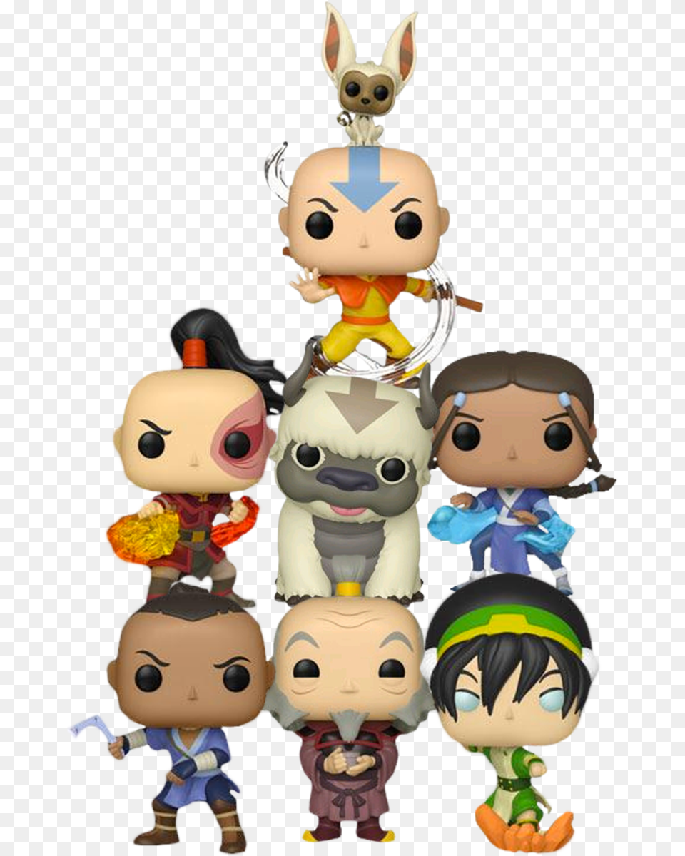 Avatar The Last Airbender Pops, Doll, Toy, Face, Head Free Transparent Png