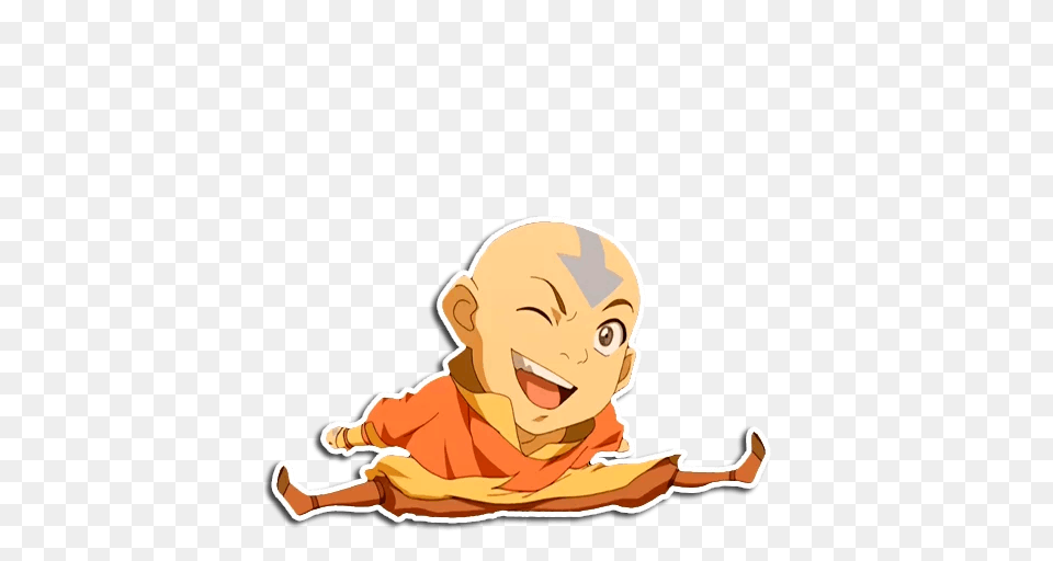 Avatar The Last Stickers Set For Telegram, Baby, Person, Face, Head Free Png Download