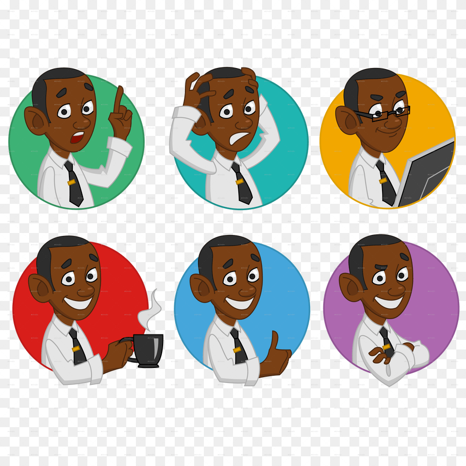 Avatars Of Worker Avatars Of Worker Stock Illustration, Accessories, Formal Wear, Tie, Photography Png Image