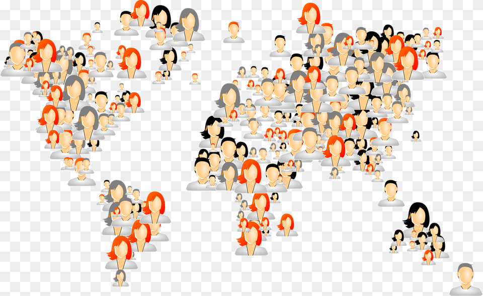 Avatars World Map People Picture People In The World Cartoon, Person, Baby, Game, Super Mario Free Png