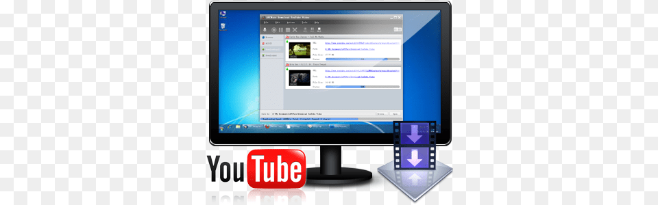 Avcware Download Youtube Video Youtube Hd Video Downloader, Computer Hardware, Electronics, Hardware, Monitor Free Png
