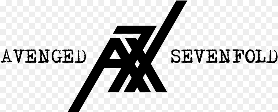 Avenged Sevenfold Avenged Sevenfold Vinyl Cut Sticker Red Letters Logo, Text, Blackboard Png Image