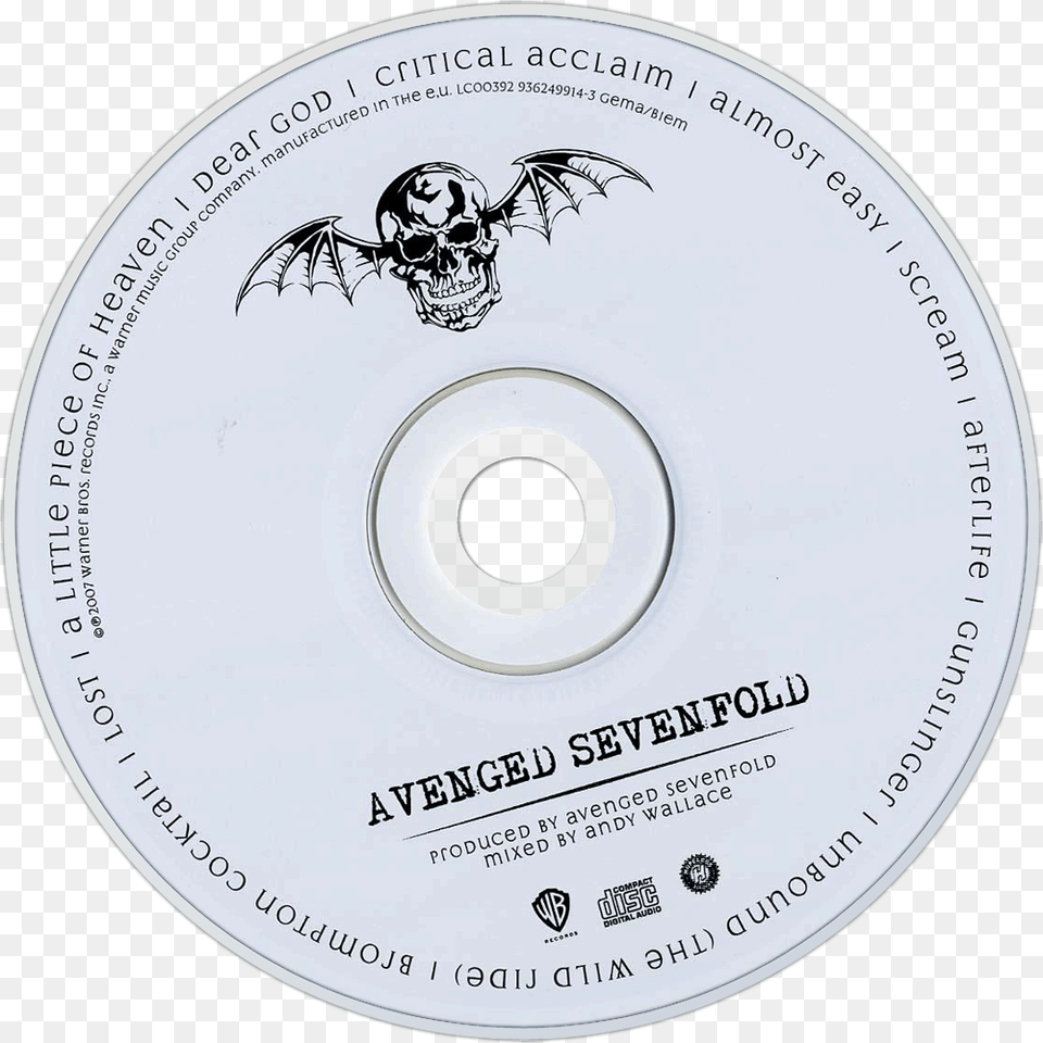 Avenged Sevenfold Cd, Disk, Dvd Free Transparent Png