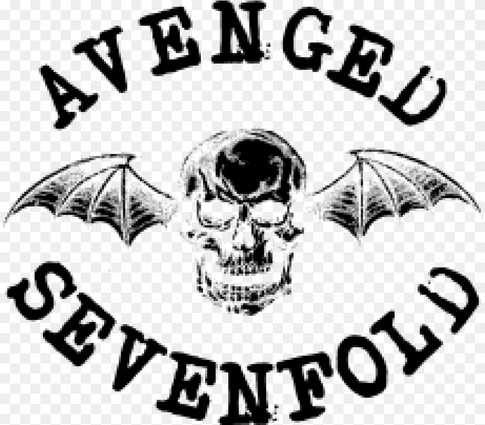 Avenged Sevenfold Logo, Gray Free Png