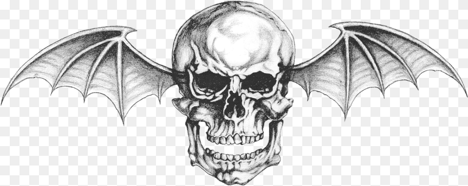 Avenged Sevenfold Skull Bat, Accessories, Art, Baby, Person Free Png Download