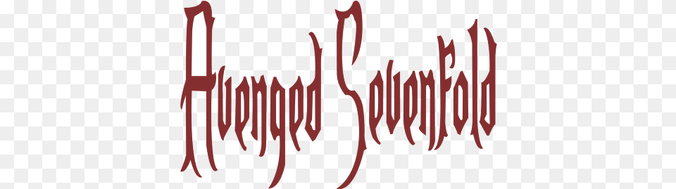Avenged Sevenfold Vector Logo Avenged Sevenfold, Calligraphy, Handwriting, Text Png Image