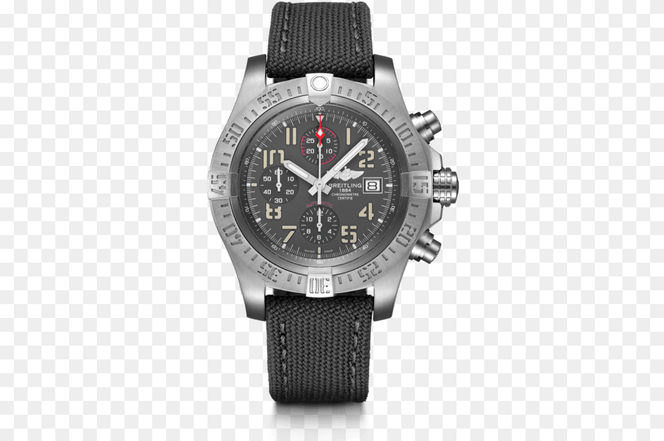 Avenger Bandit Breitling Avenger Blackbird Titanium, Arm, Body Part, Person, Wristwatch Free Png