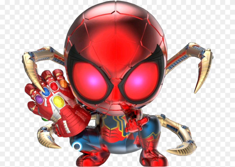 Avengers 4 Endgame Iron Spider Instant Kill Mode Light Up Cosbaby Iron Spider Red, Robot, Ball, Football, Soccer Png Image