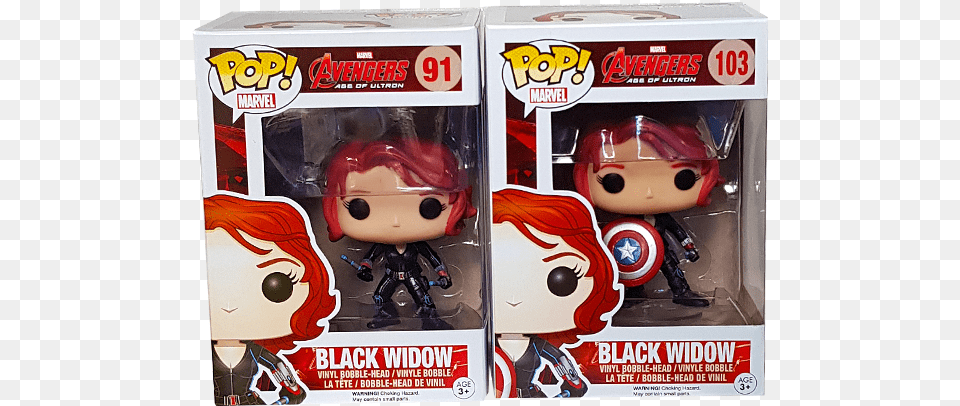 Avengers Age Of Ultron Black Widow Avengers 1 Funko Pop, Person, Toy, Doll Free Png