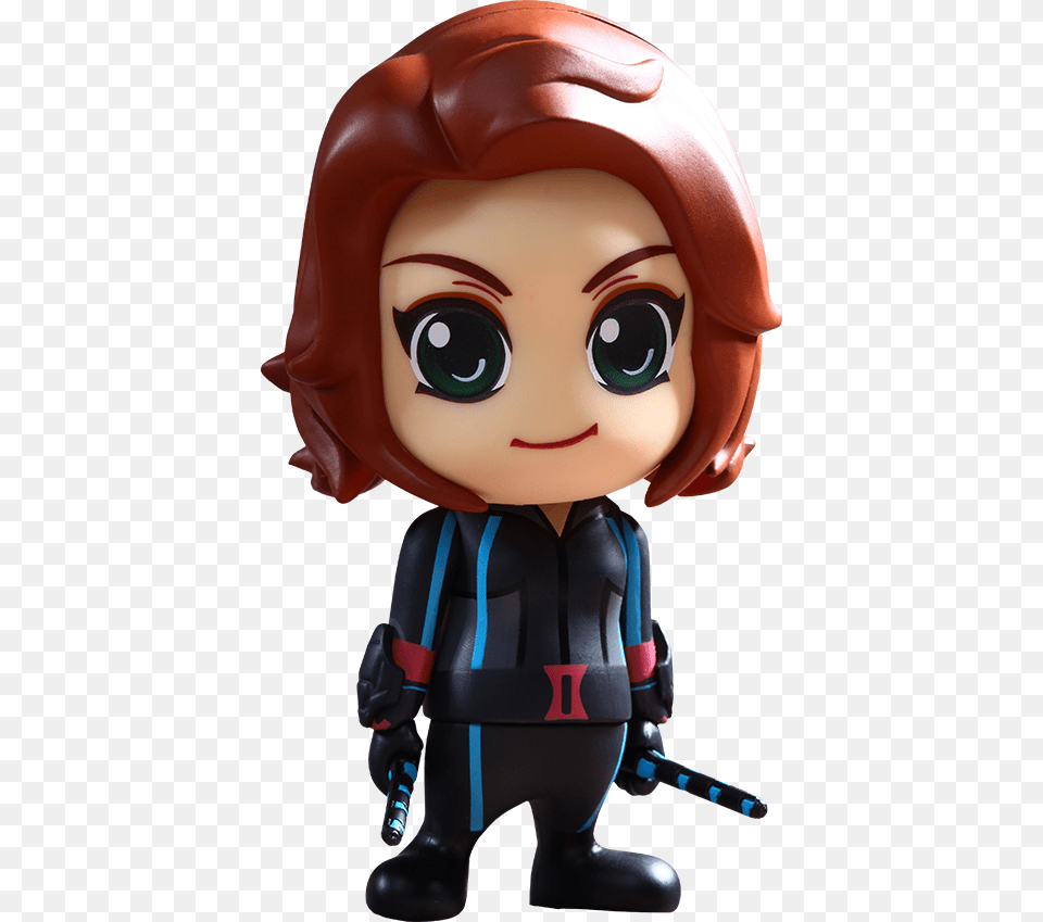 Avengers Age Of Ultron Cosbaby Black Widow, Doll, Toy, Face, Head Png Image