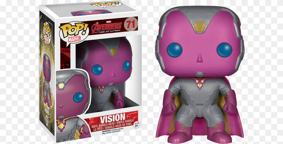 Avengers Age Of Ultron Funko Pop Vision, Toy, Baby, Face, Head Free Png