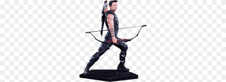 Avengers Age Of Ultron Hawkeye Scale Statue Geek, Weapon, Archer, Archery, Bow Png