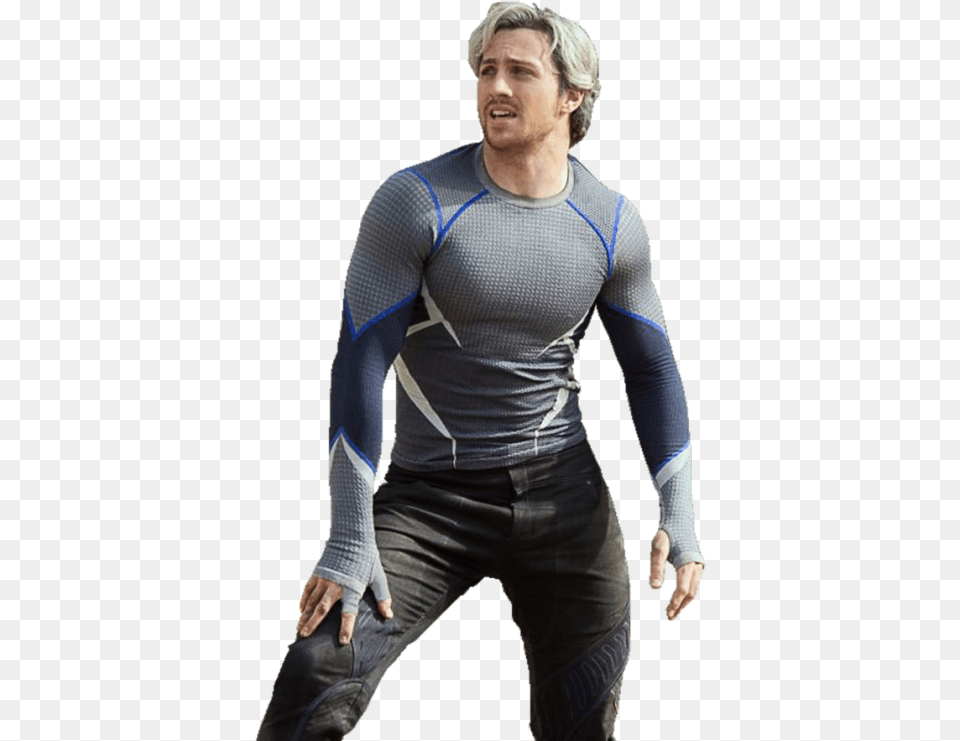 Avengers Age Of Ultron Quicksilver, Sleeve, Clothing, Long Sleeve, Undershirt Free Png