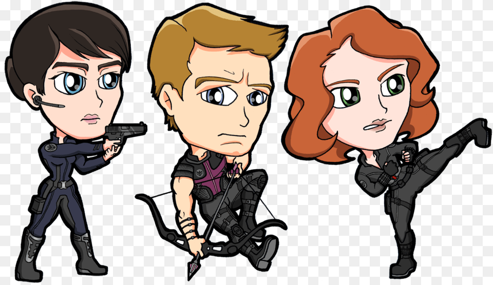 Avengers Agent Maria Hill Hawkeye Black Widow, Book, Comics, Publication, Baby Free Transparent Png