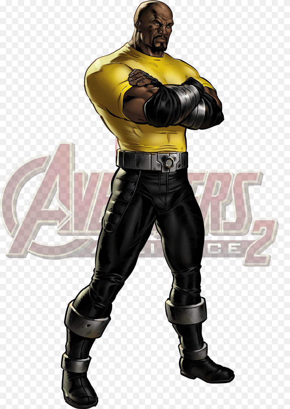 Avengers Alliance 2 Wikia Luke Cage Marvel Avengers Alliance, Adult, Male, Man, Person Png Image