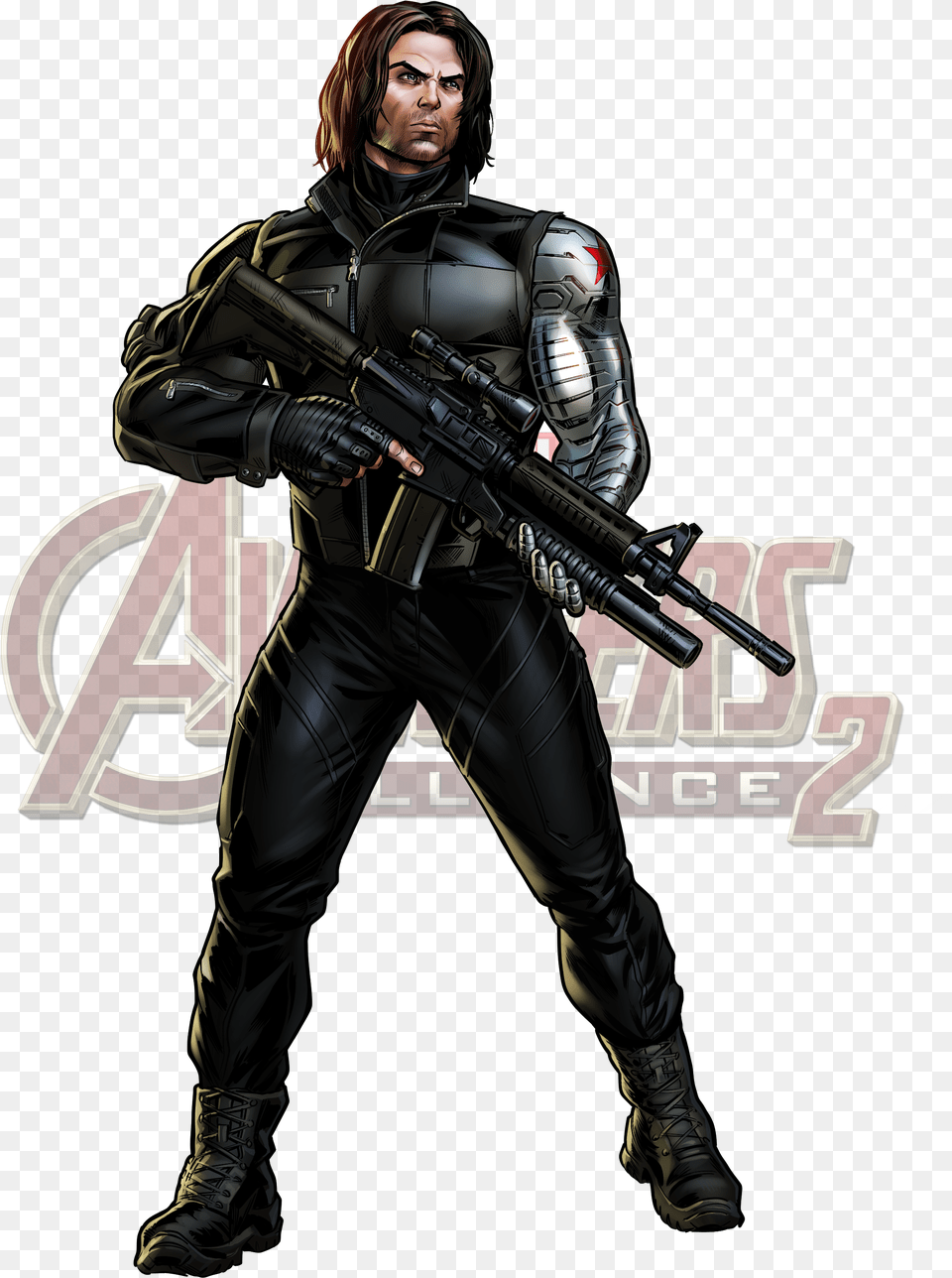 Avengers Alliance 2 Wikia Marvel Ultimate Alliance 3 Winter Soldier, Clothing, Coat, Jacket, Adult Free Png