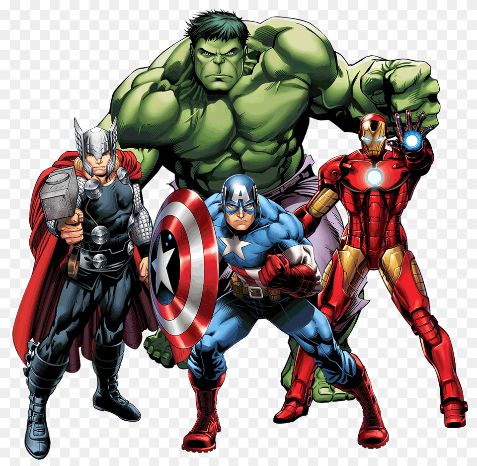 Avengers Avengers Clipart Only, Publication, Book, Comics, Adult Free Png Download