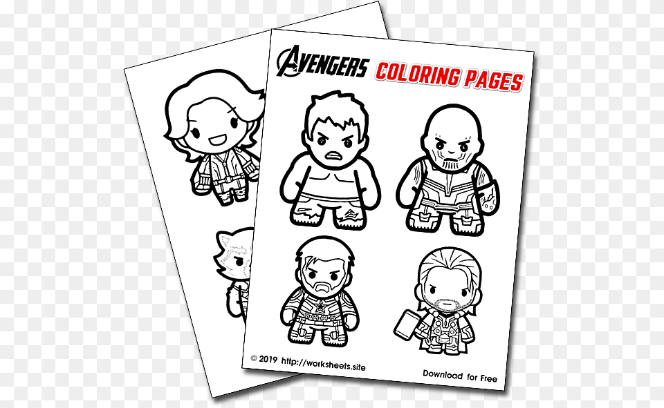 Avengers Endgame Coloring Pages End Game Avengers Colouring, Book, Comics, Publication, Advertisement Free Png