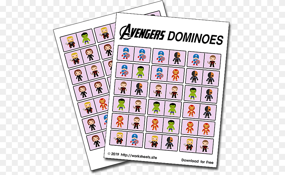 Avengers Endgame Dominoes, Text, Number, Symbol Png Image