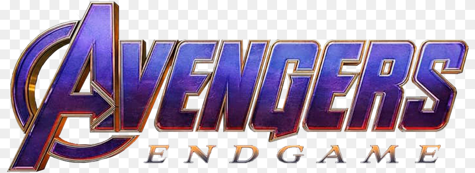 Avengers Endgame Logo, Purple Png