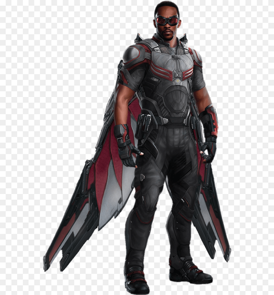 Avengers Falcon Transparent Background, Adult, Male, Man, Person Free Png Download