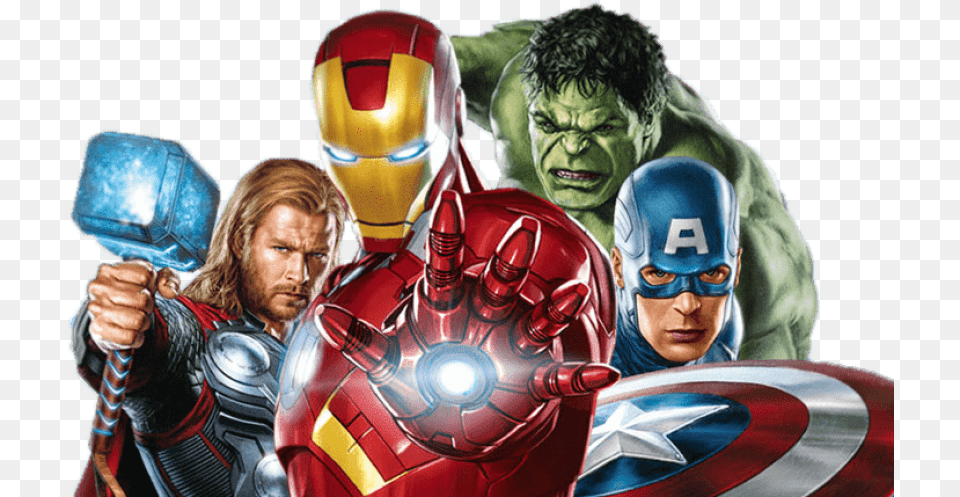Avengers Group Close Up Avengers, Adult, Person, Man, Male Free Png Download