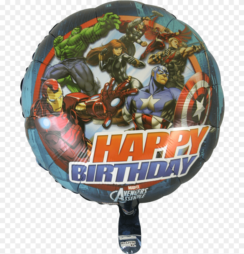 Avengers Happy Birthday Foil Balloon Avengers Assemble Happy Birthday Foil, Baby, Person, Adult, Female Png