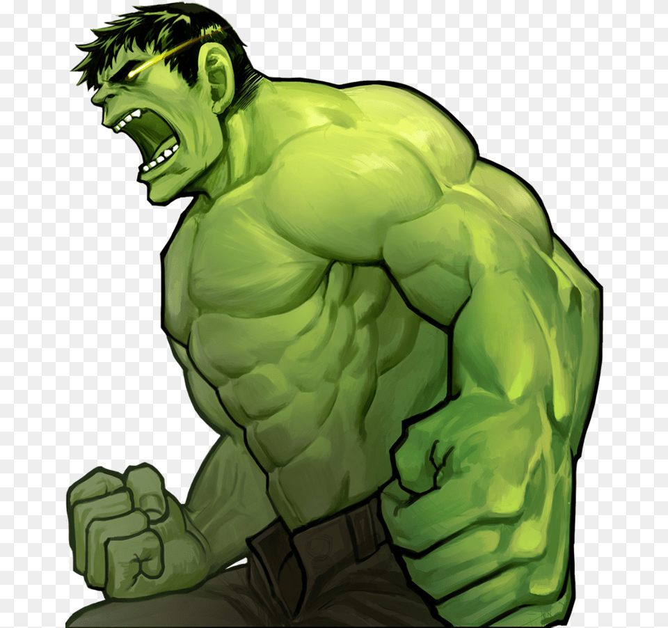 Avengers Hulk By Hulk Side View Drawing, Green, Person, Adult, Man Free Transparent Png