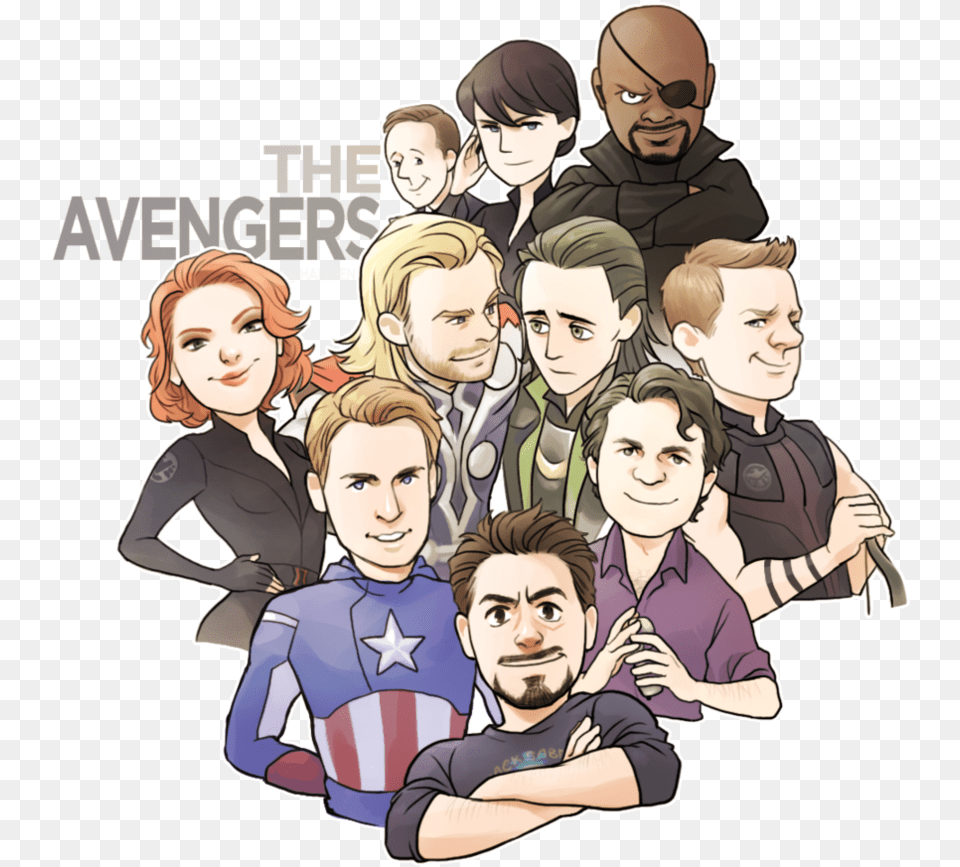 Avengers In A Box Avenger Cute Fanart Hd, Publication, Person, People, Book Png Image