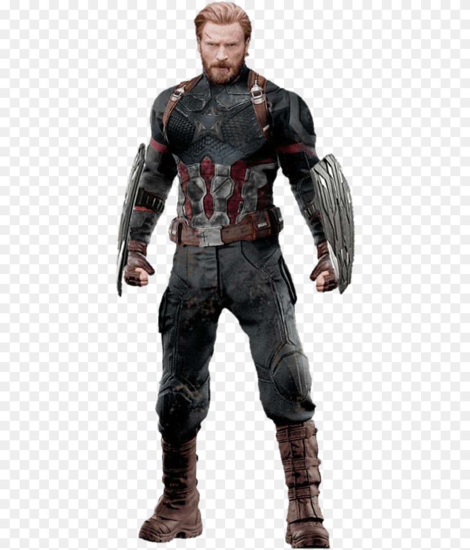 Avengers Infinity War By Https Mcu Bucky As Captain America, Person, Clothing, Costume, Adult Free Transparent Png