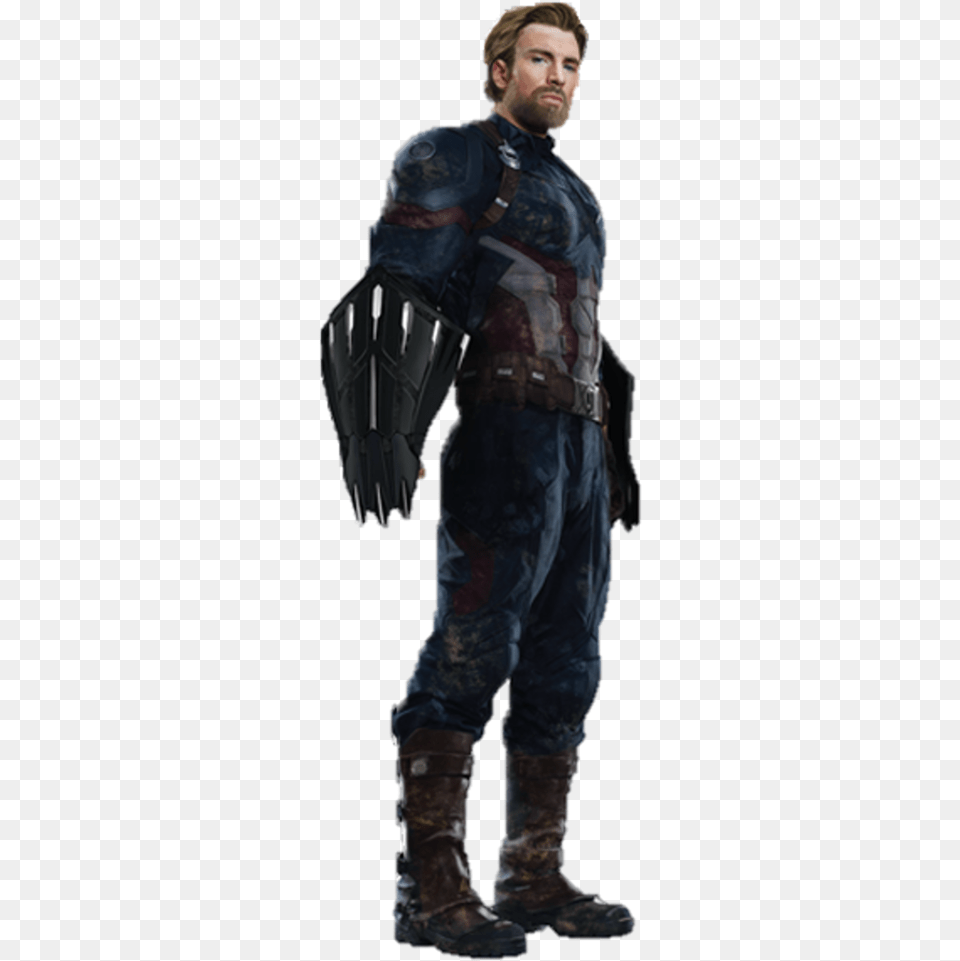 Avengers Infinity War Captain America Suit, Glove, Person, Clothing, Costume Png Image
