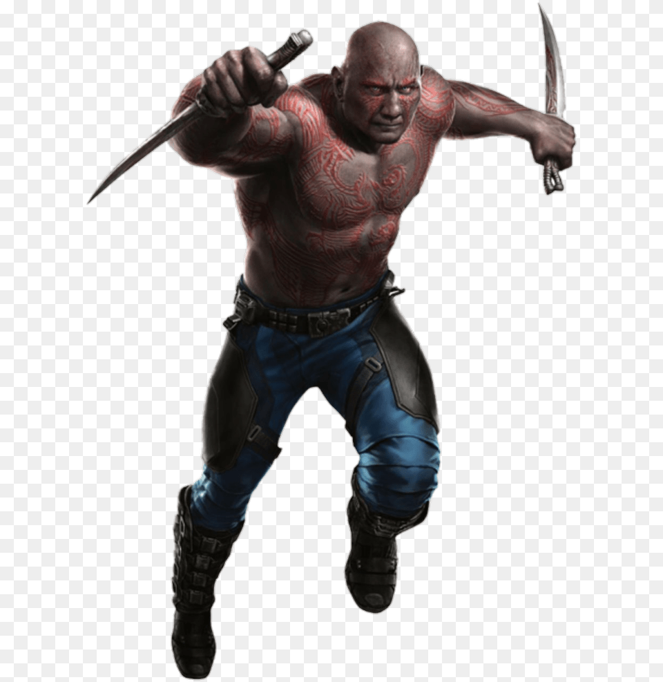 Avengers Infinity War Drax, Adult, Person, Man, Male Png