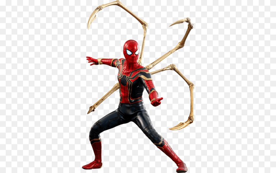 Avengers Infinity War Masterpiece Action Figure Iron Spider, Clothing, Costume, Person, Adult Free Transparent Png