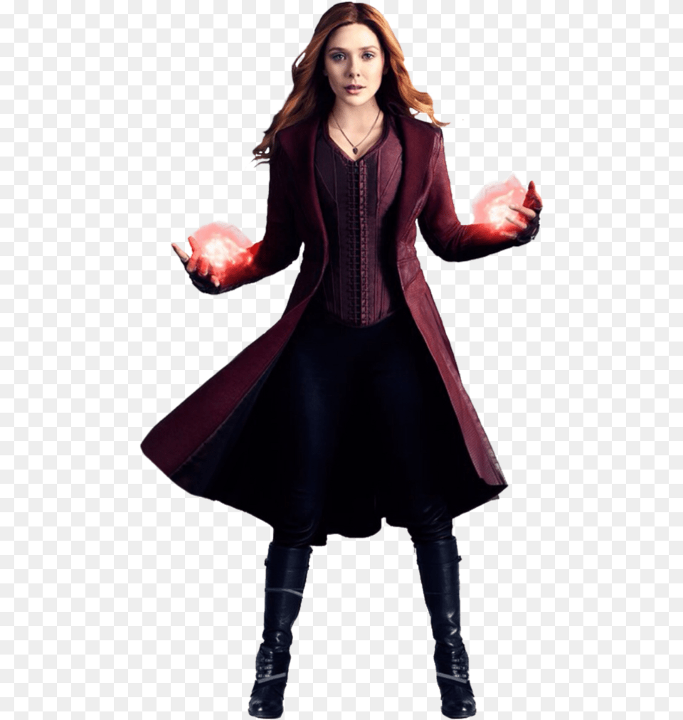 Avengers Infinity War Wanda Download Marvel Infinity War Scarlet Witch, Clothing, Coat, Fashion, Adult Png