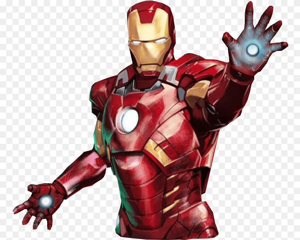 Avengers Iron Man Deluxe Mini Bust, Adult, Male, Person Png Image