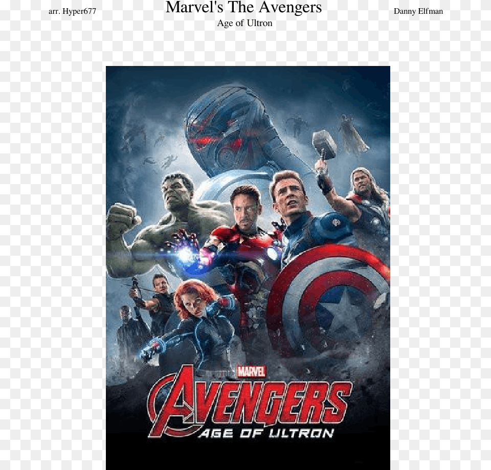Avengers L Re D Ultron, Advertisement, Poster, Adult, Male Png