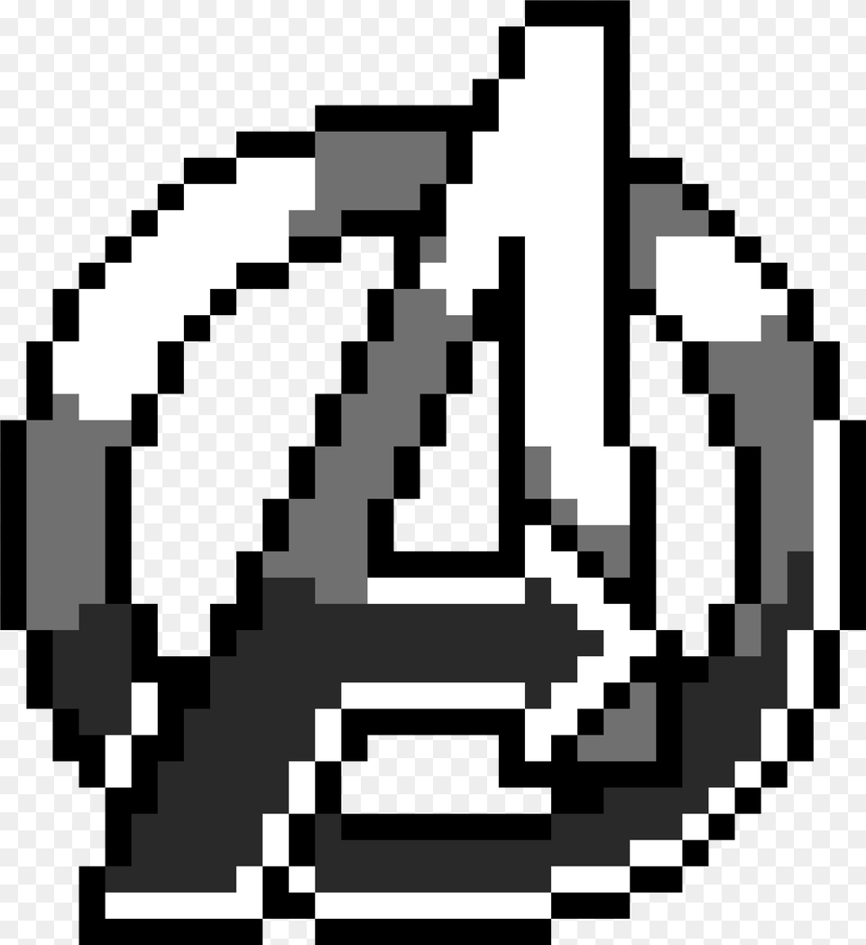 Avengers Logo Pixel Art, Electronics, Hardware Free Png Download