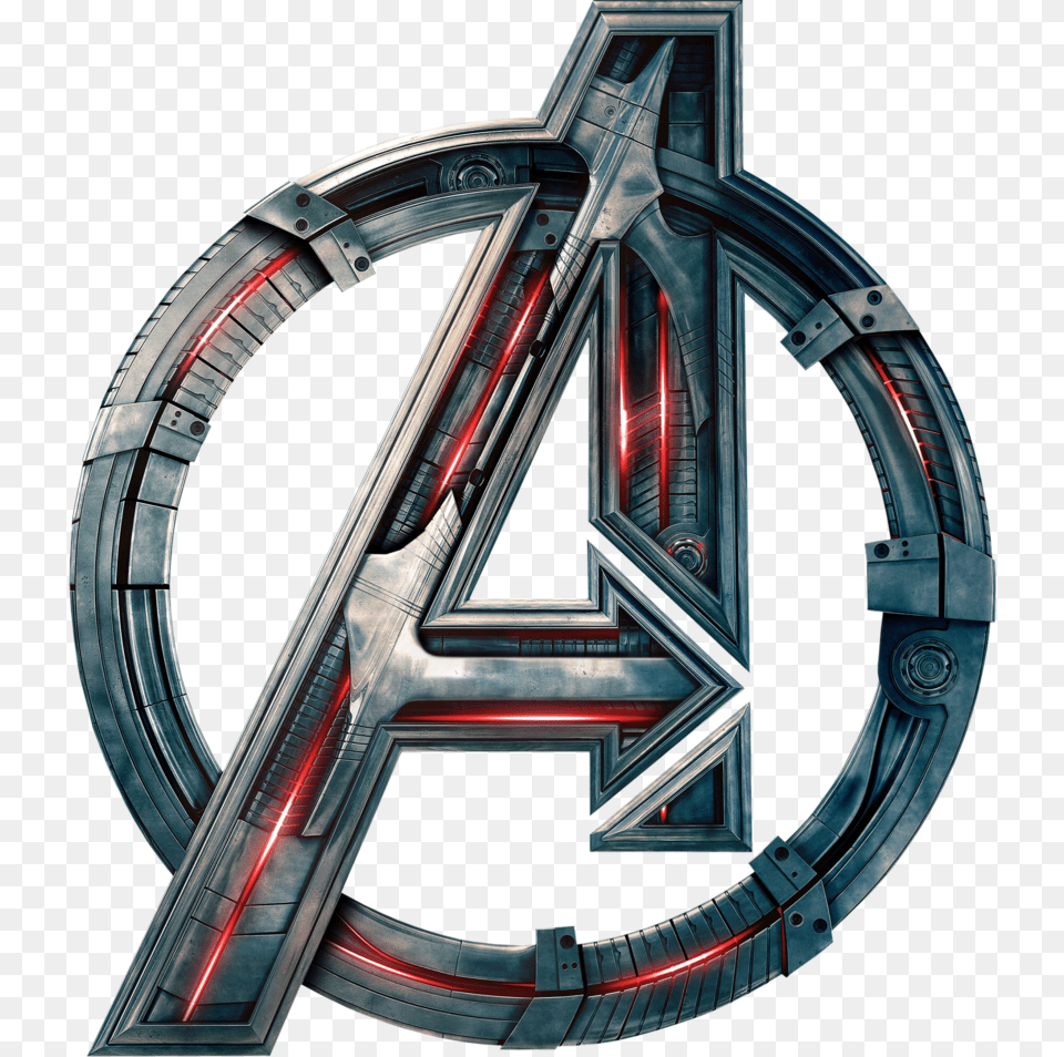 Avengers Logo Transparent Avengers Logo, Alloy Wheel, Vehicle, Transportation, Tire Png Image