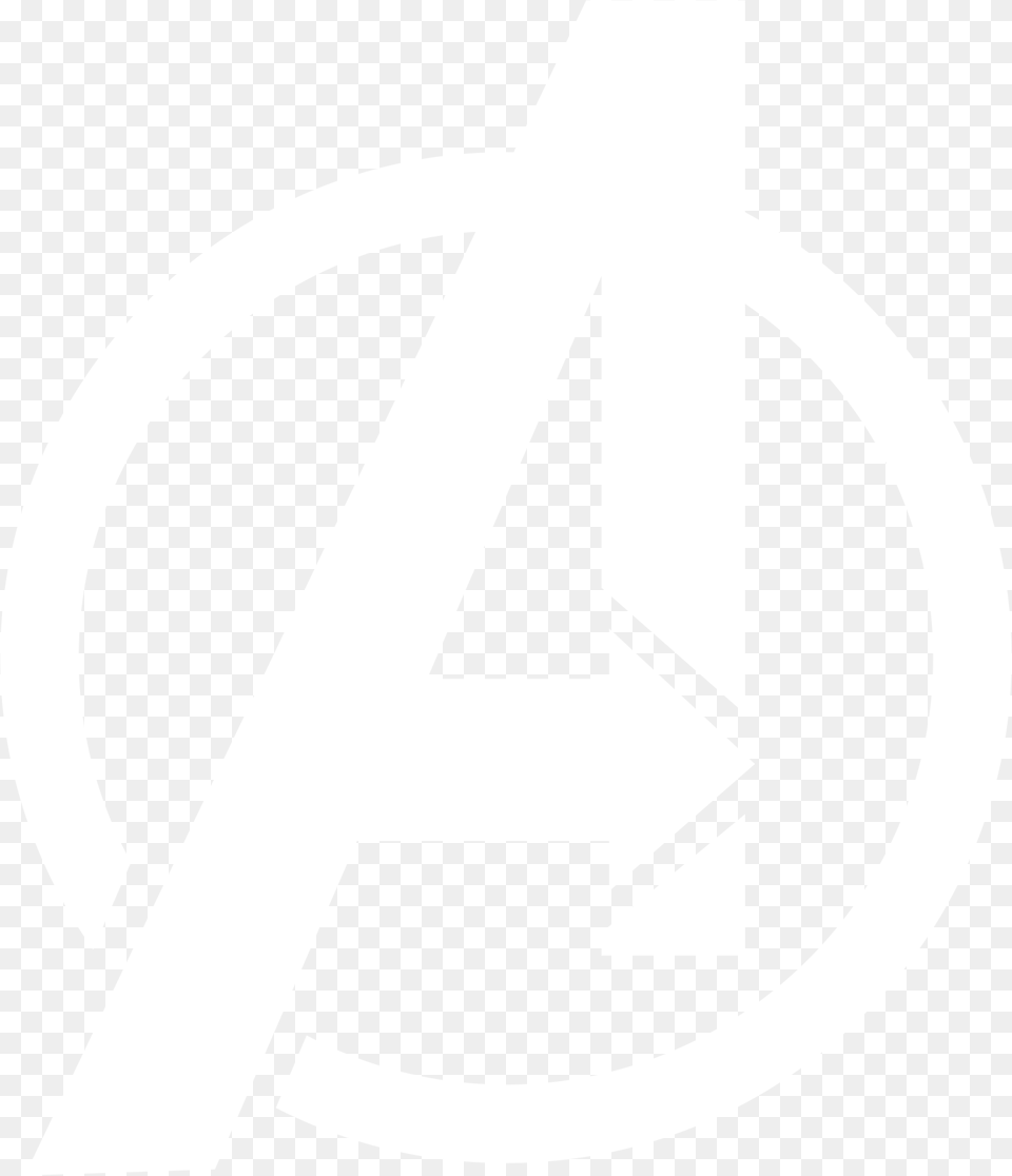 Avengers Logo White, Cutlery Free Png
