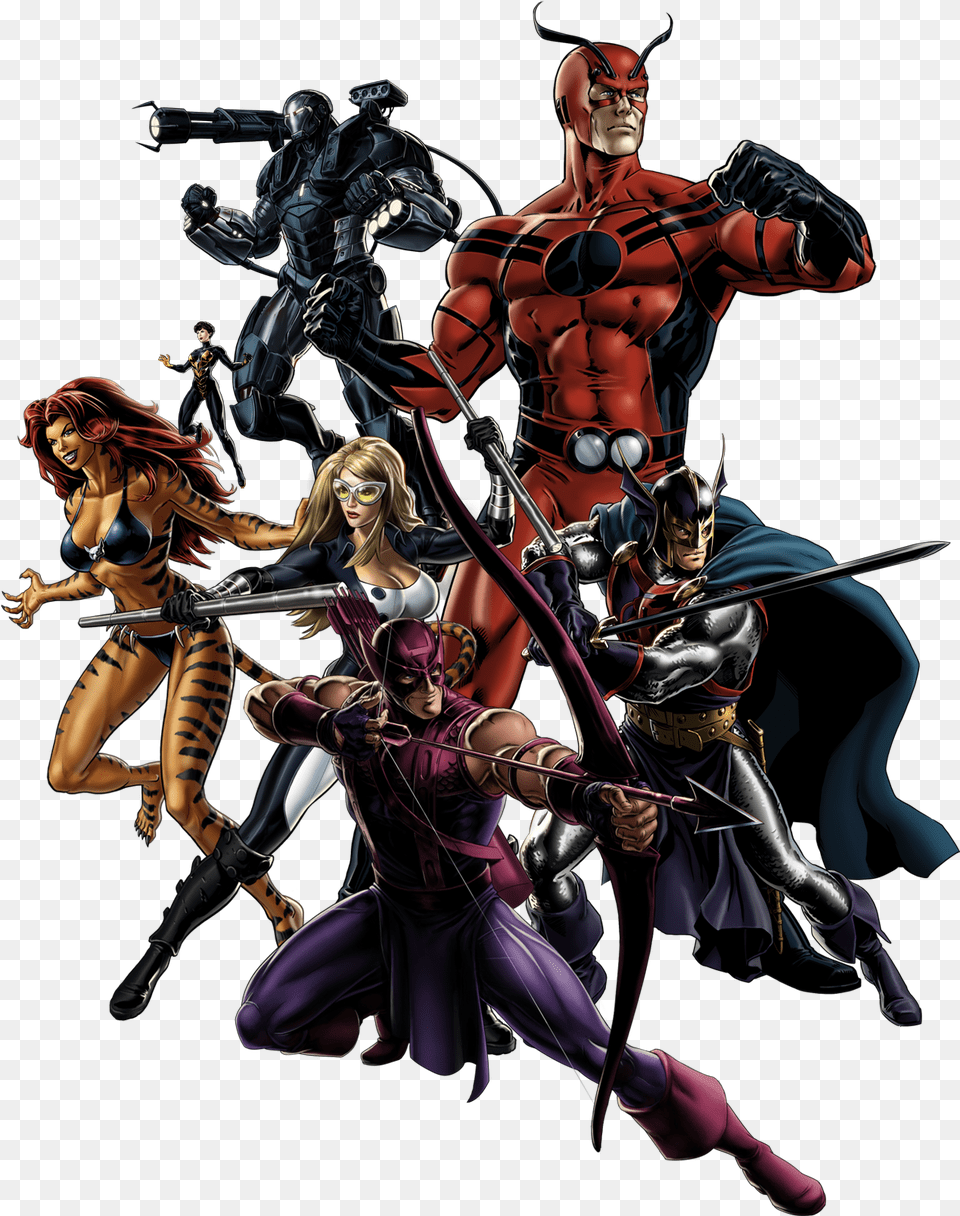 Avengers Team Clipart Giant Man Hank Pym, Adult, Publication, Person, Woman Free Png Download