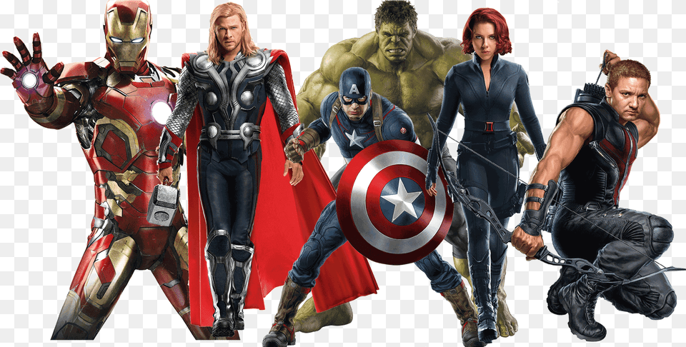 Avengers Team Iron Man Transparent Background, Adult, Person, Female, Woman Png Image