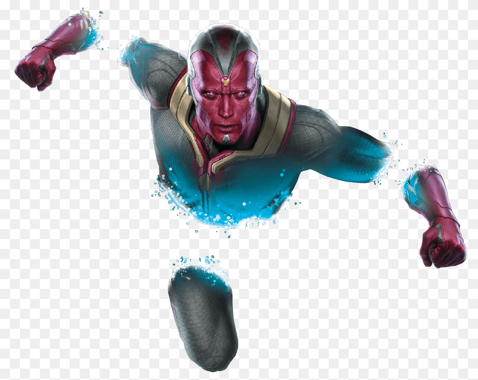 Avengers Vision Marvel, Head, Person, Face, Adult Free Png