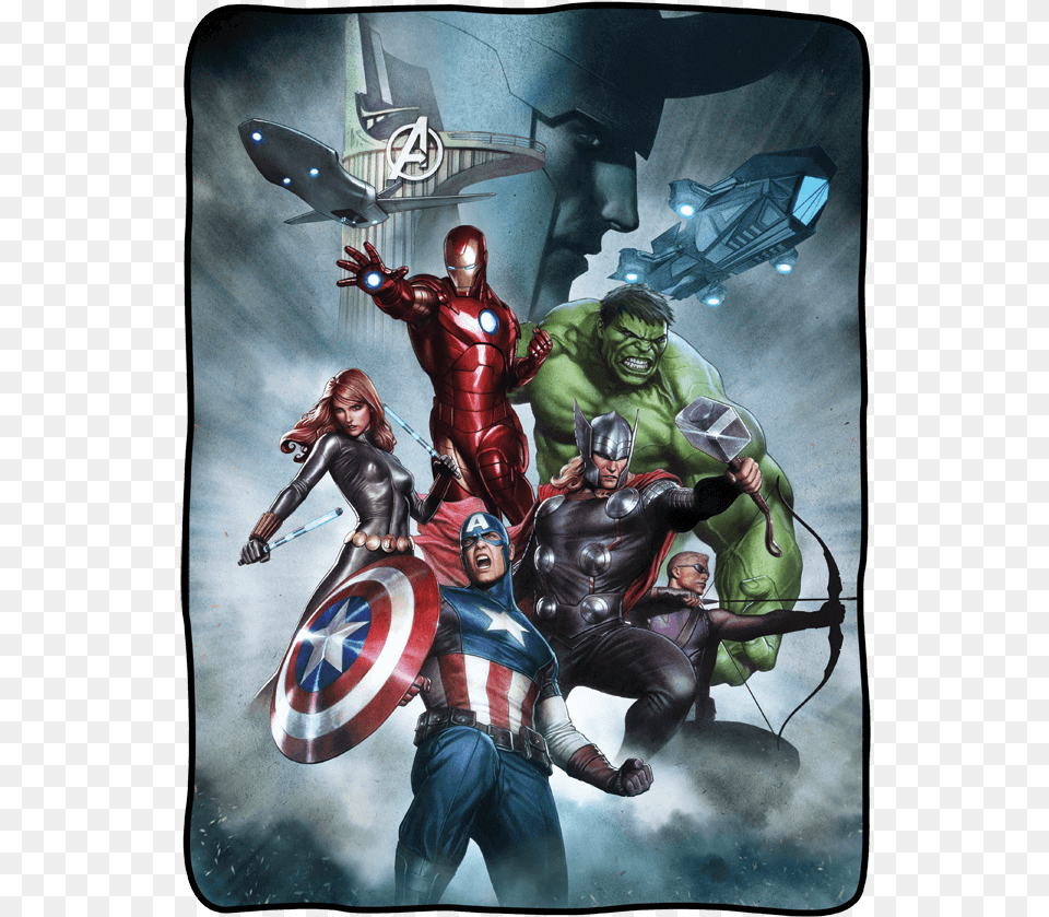 Avengers With Loki Fleece Blanket Avengers Assemble All Avengers, Adult, Person, Man, Male Free Png