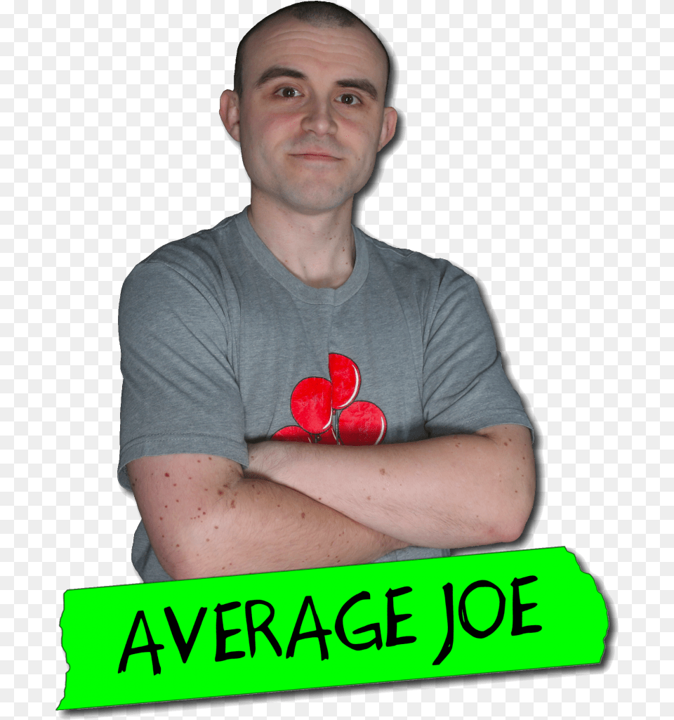 Average Joe Crew Neck, T-shirt, Portrait, Photography, Clothing Free Transparent Png