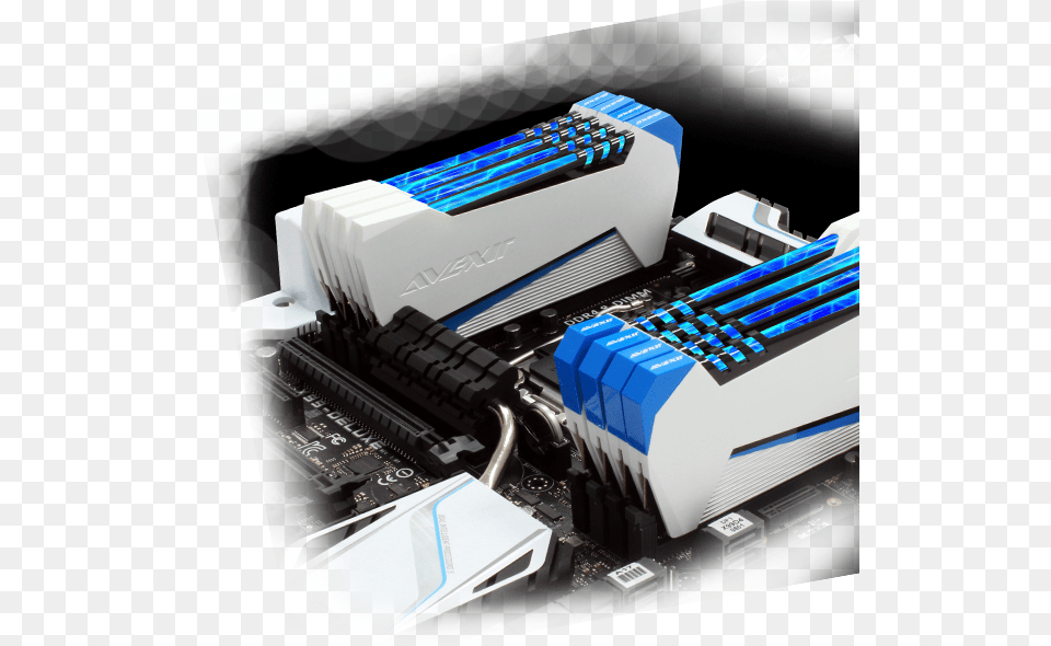 Avexir Raiden 2400mhz Lightning Ram Ddr4 Blue, Computer Hardware, Electronics, Hardware Png Image