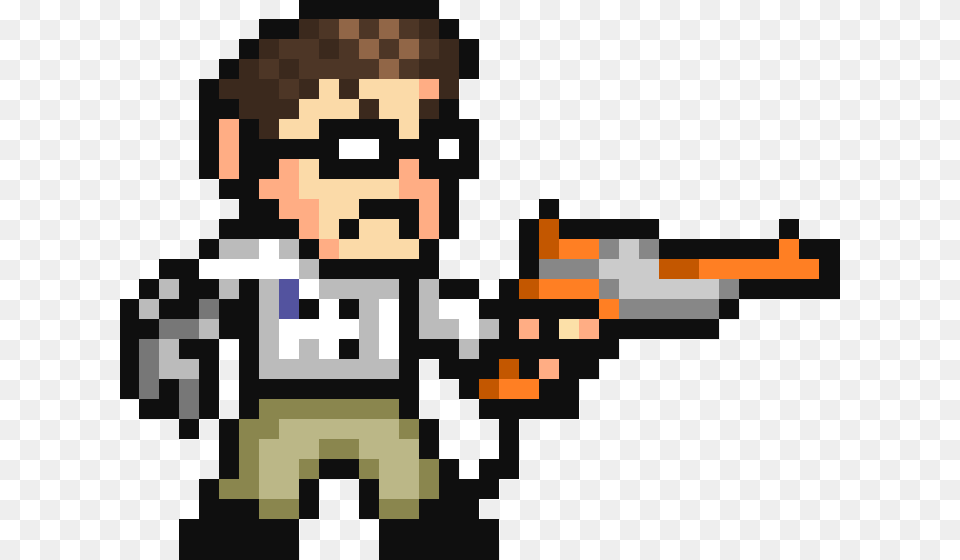 Avgn Angry Video Game Nerd Sprite, Firearm, Gun, Rifle, Weapon Png