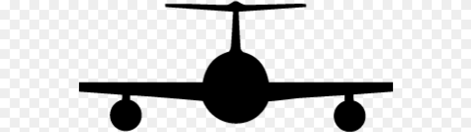 Aviation Clipart Front Airplane Airplane Front Icon, Gray Free Transparent Png