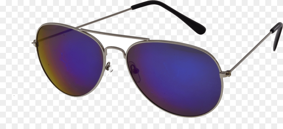 Aviator Silver Blue Mirror Lens, Accessories, Sunglasses, Glasses Png